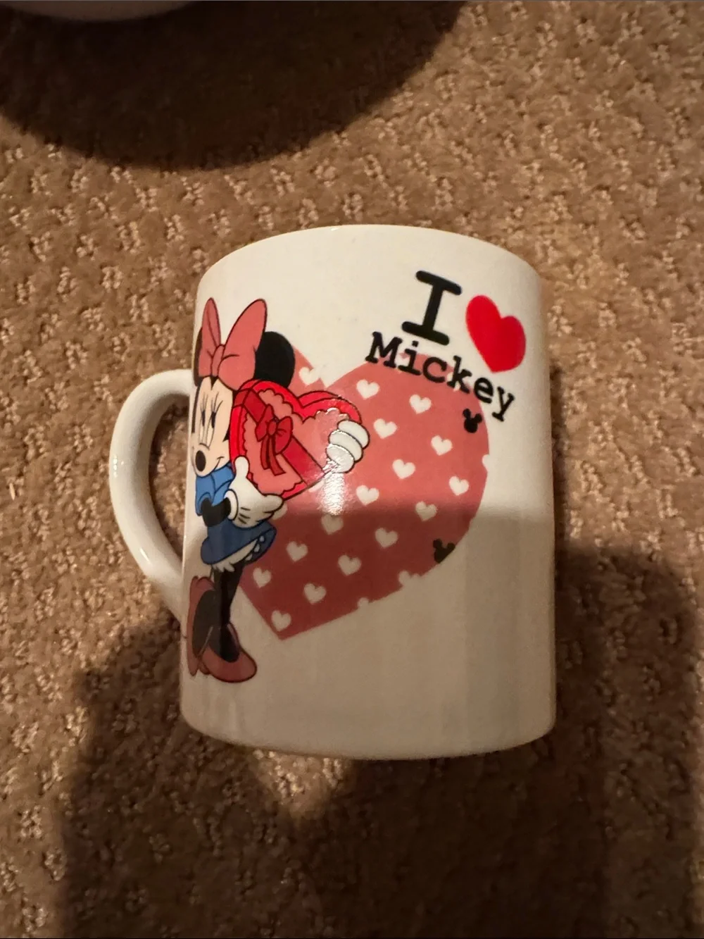 Disney Minnie Mouse Red and Pink Heart Kids Dinnerware Set - 3 Piece